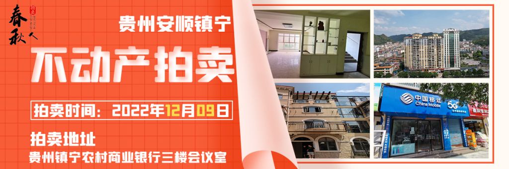 【12月09日】鎮(zhèn)寧縣商鋪、住宅、商業(yè)展位拍賣公告